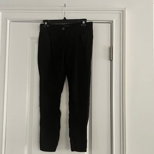 THEORY - Black linen cropped pants - vintage Theory